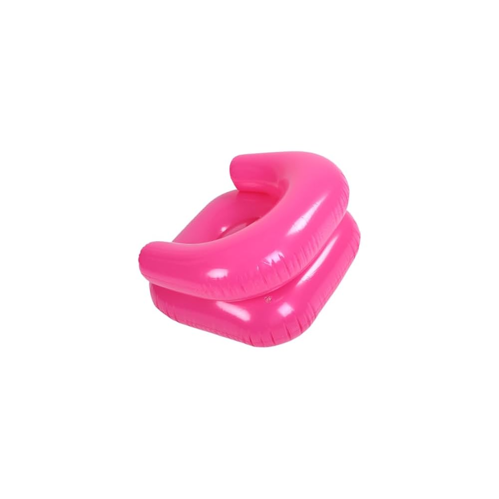 Inflatable Sofa, Soft PVC Lounge Chair with Lightweight Portable Design, Ideal for Home, Office, Camping, Indoor & Outdoor Use (Pink)