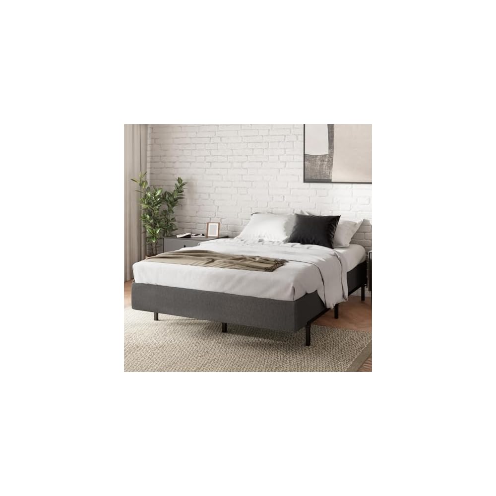 Zinus 9 Inch WonderBox(TM) Smart Box Spring, Grey, King