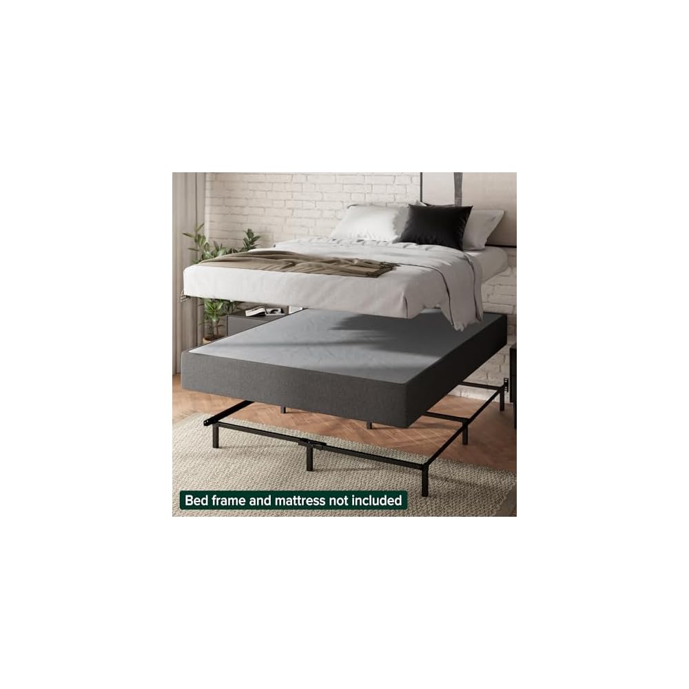 Zinus 9 Inch WonderBox(TM) Smart Box Spring, Grey, King